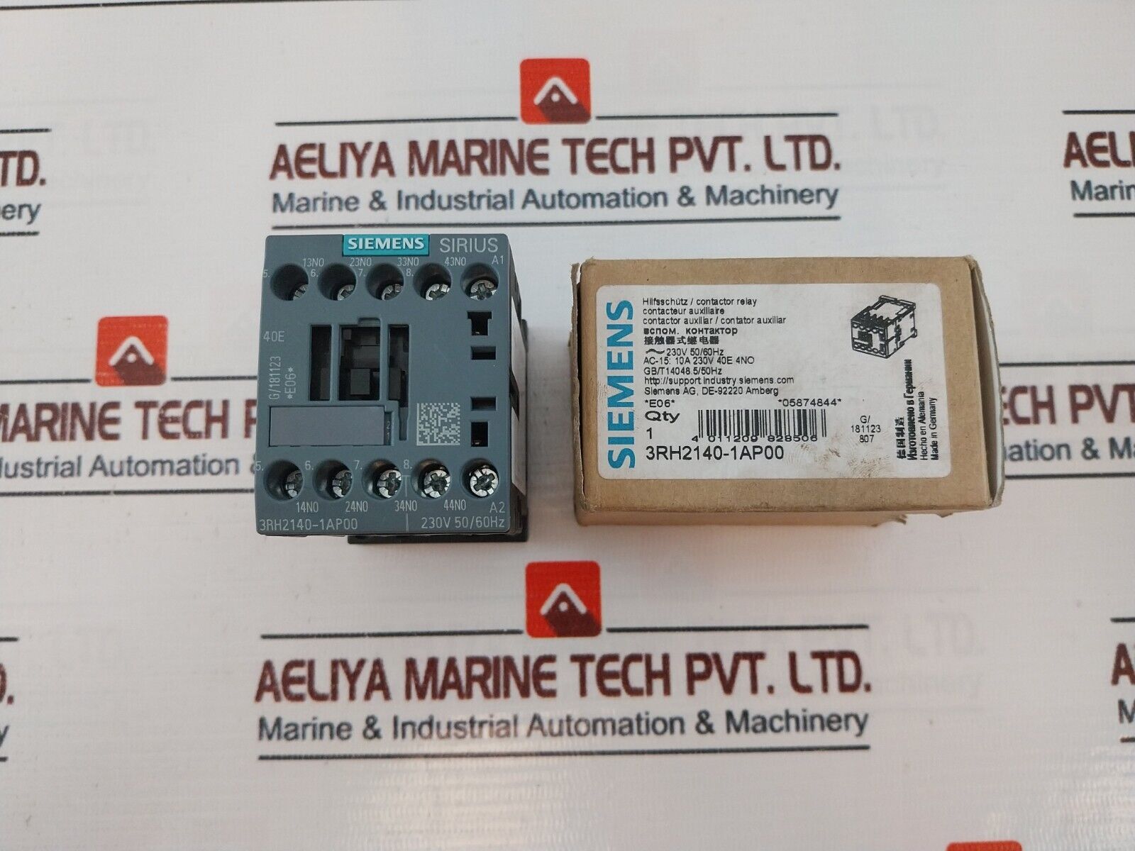 Siemens Sirius 3RH2140-1AP00 Contactor Relay 230V 50/60Hz