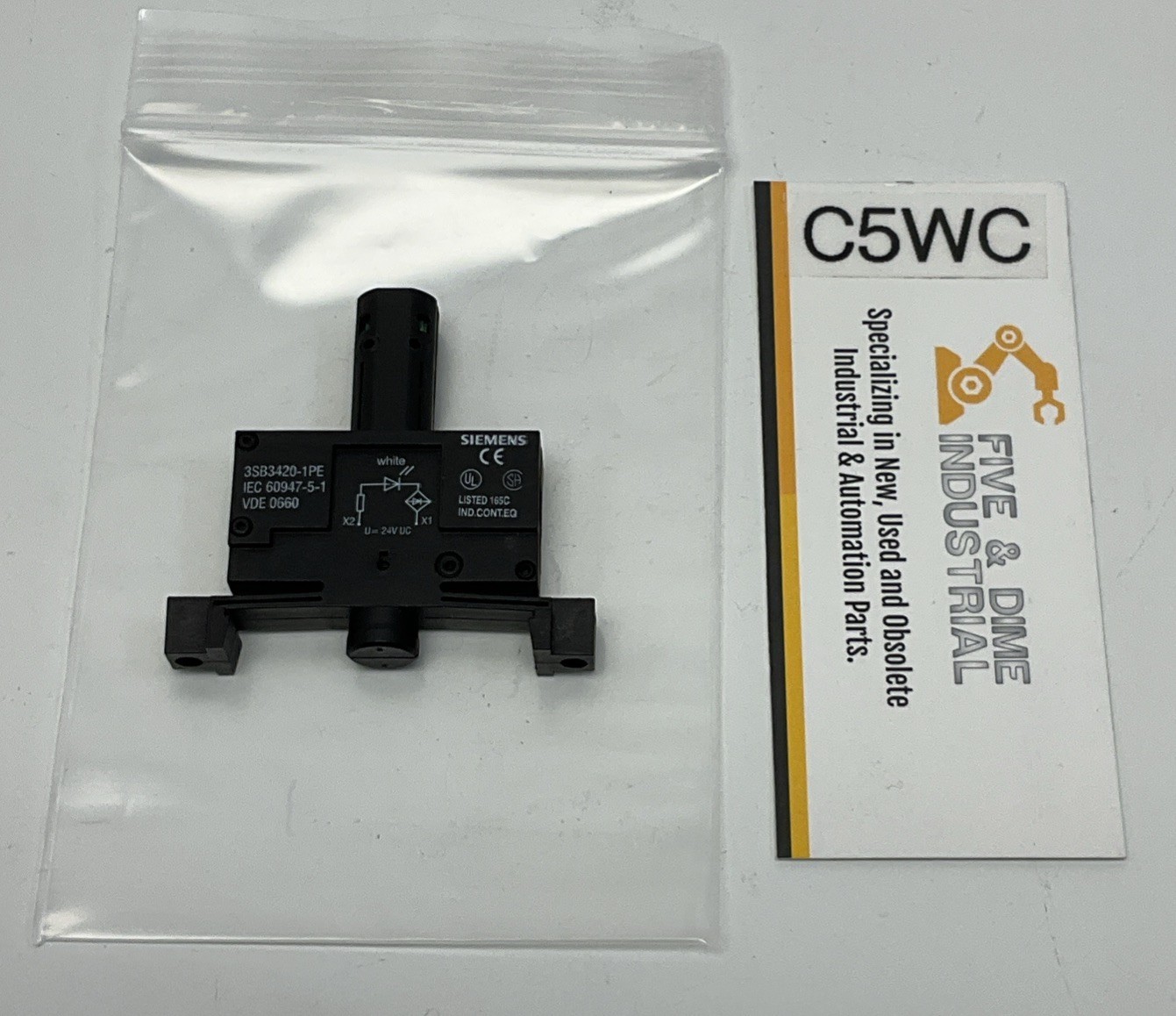 Siemens 3SB3420-1PE White LED Lamp Module