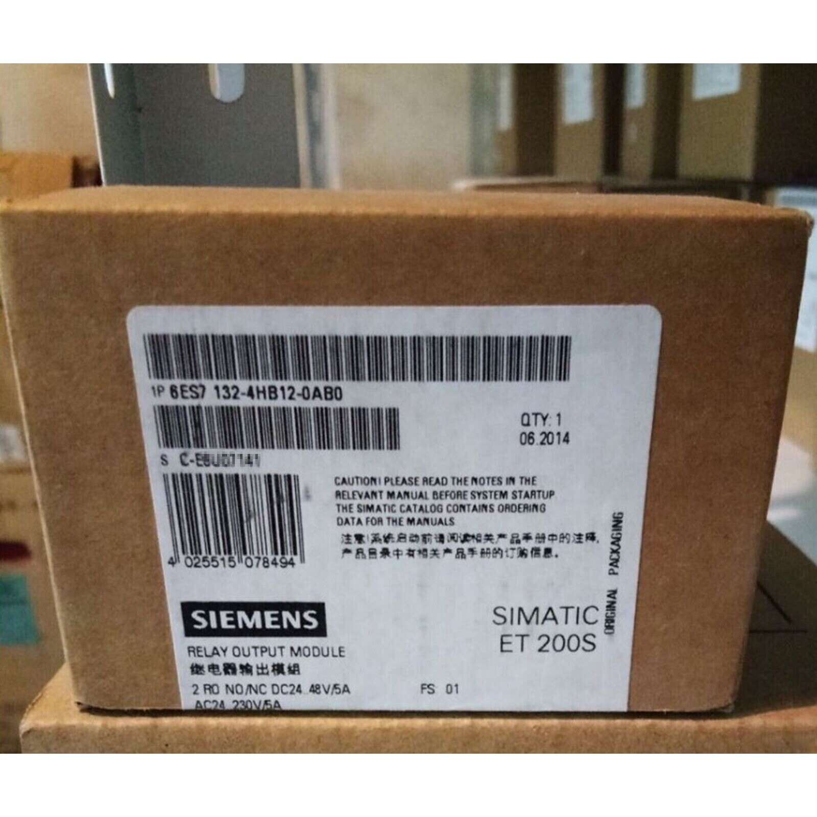 New Siemens 6ES7 132-4HB12-0AB0 6ES7132-4HB12-0AB0 DP 5 electronic module ET200S