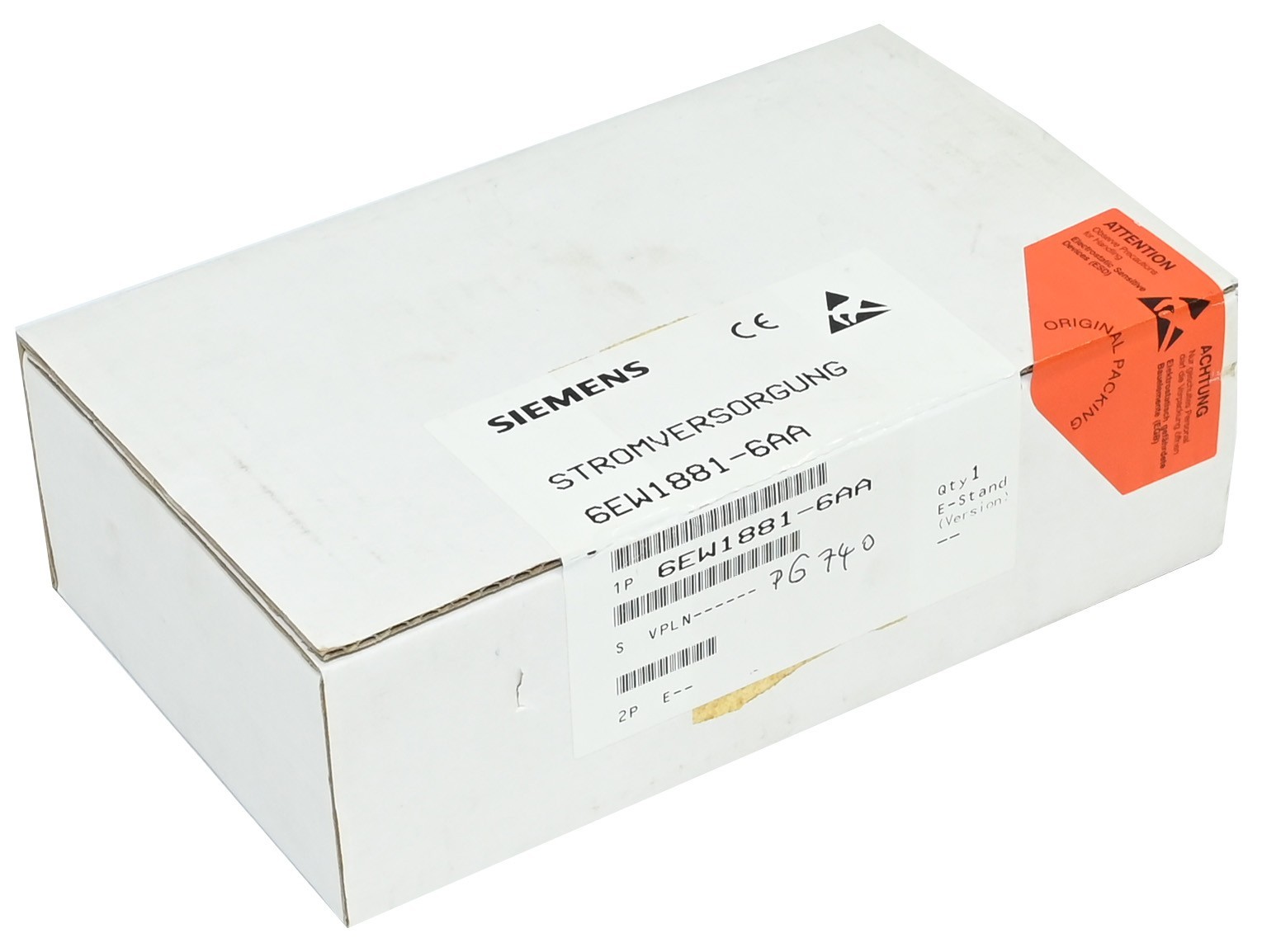 Siemens 6EW1881-6AA Simatic 6EW1 881-6AA Power Supply Neu versiegelt