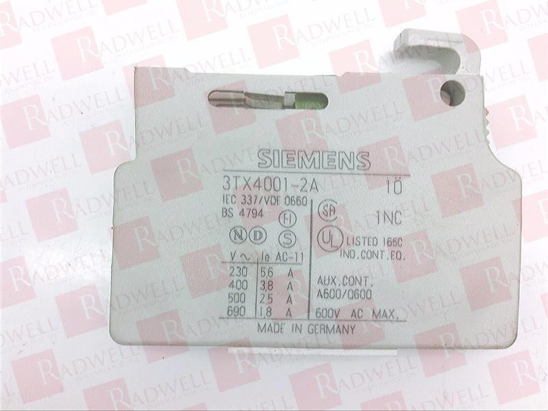 SIEMENS 3TX4001-2A / 3TX40012A (BRAND NEW)