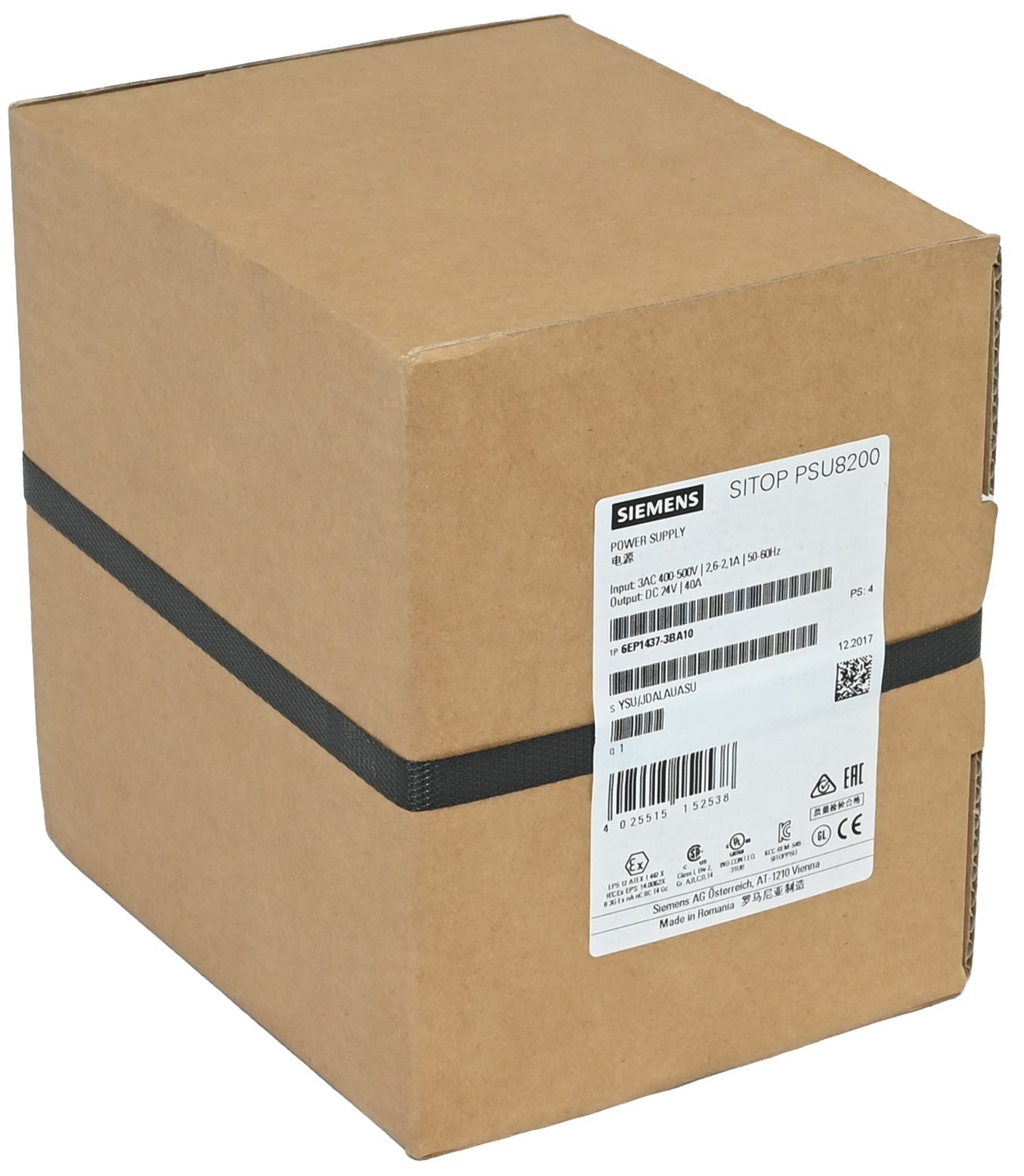 Siemens 6EP1437-3BA10 SITOP PSU8200 6EP1 437-3BA10 40A Stabilized Power Supply N