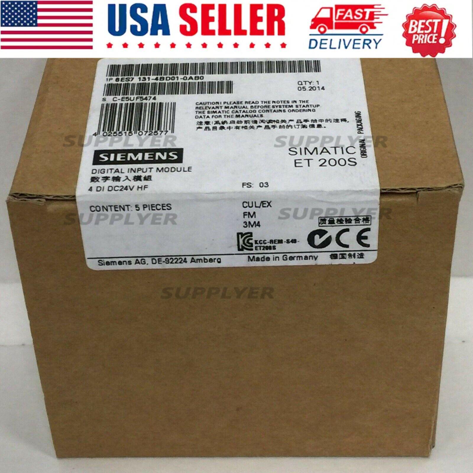 New Siemens electronic modules for ET200S 6ES7131-4BD01-0AB0 6ES7 131-4BD01-0AB0