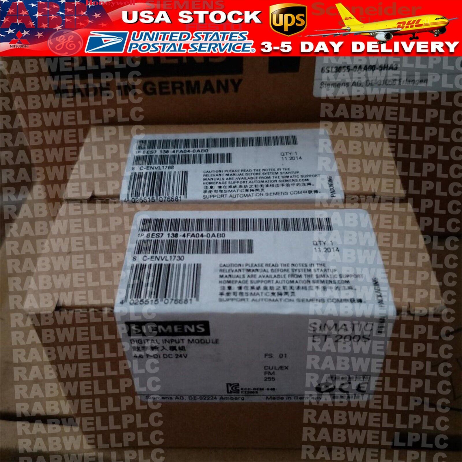 New Siemens 6ES7138-4FA04-0AB0 6ES7 138-4FA04-0AB0 Electronics module f ET200S