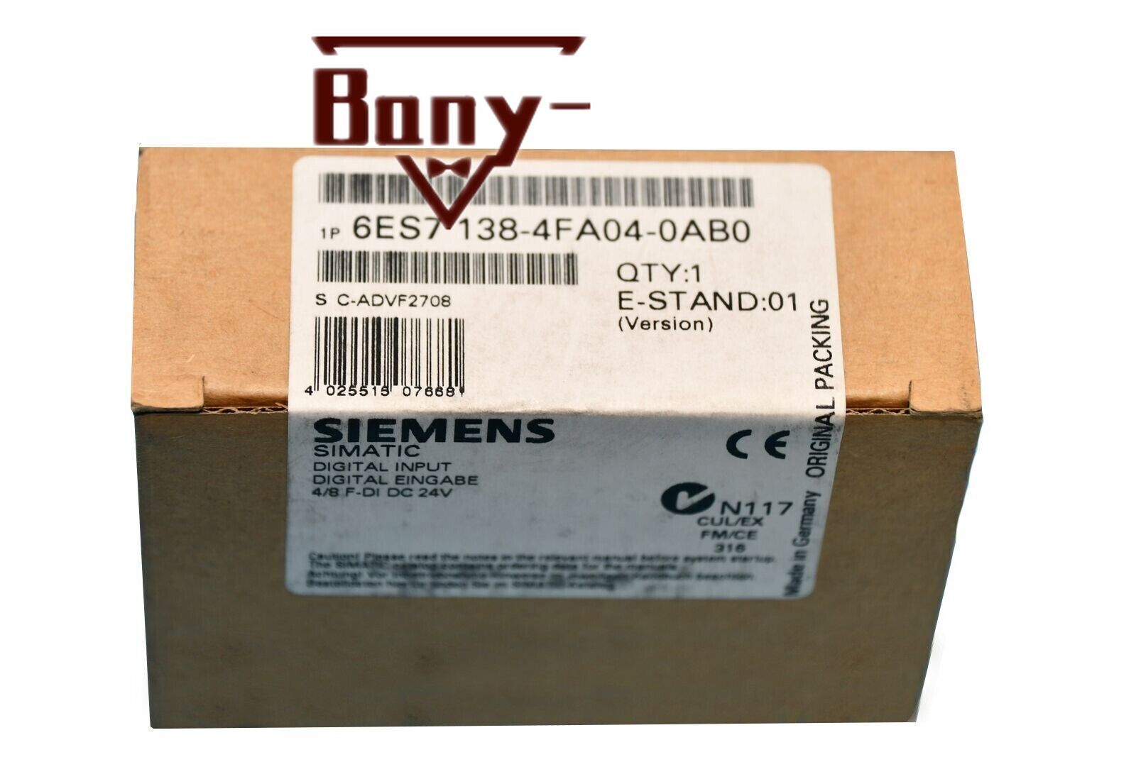 6ES7138-4FA04-0AB0 New Sealed SIEMENS 6ES7 138-4FA04-0AB0 /1 YEAR WARRANTY