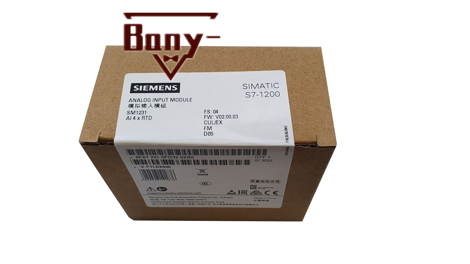 6ES7 231-5PD32-0XB0 New SIEMENS Sealed Simatic, 6ES7231-5PD32-0XB0