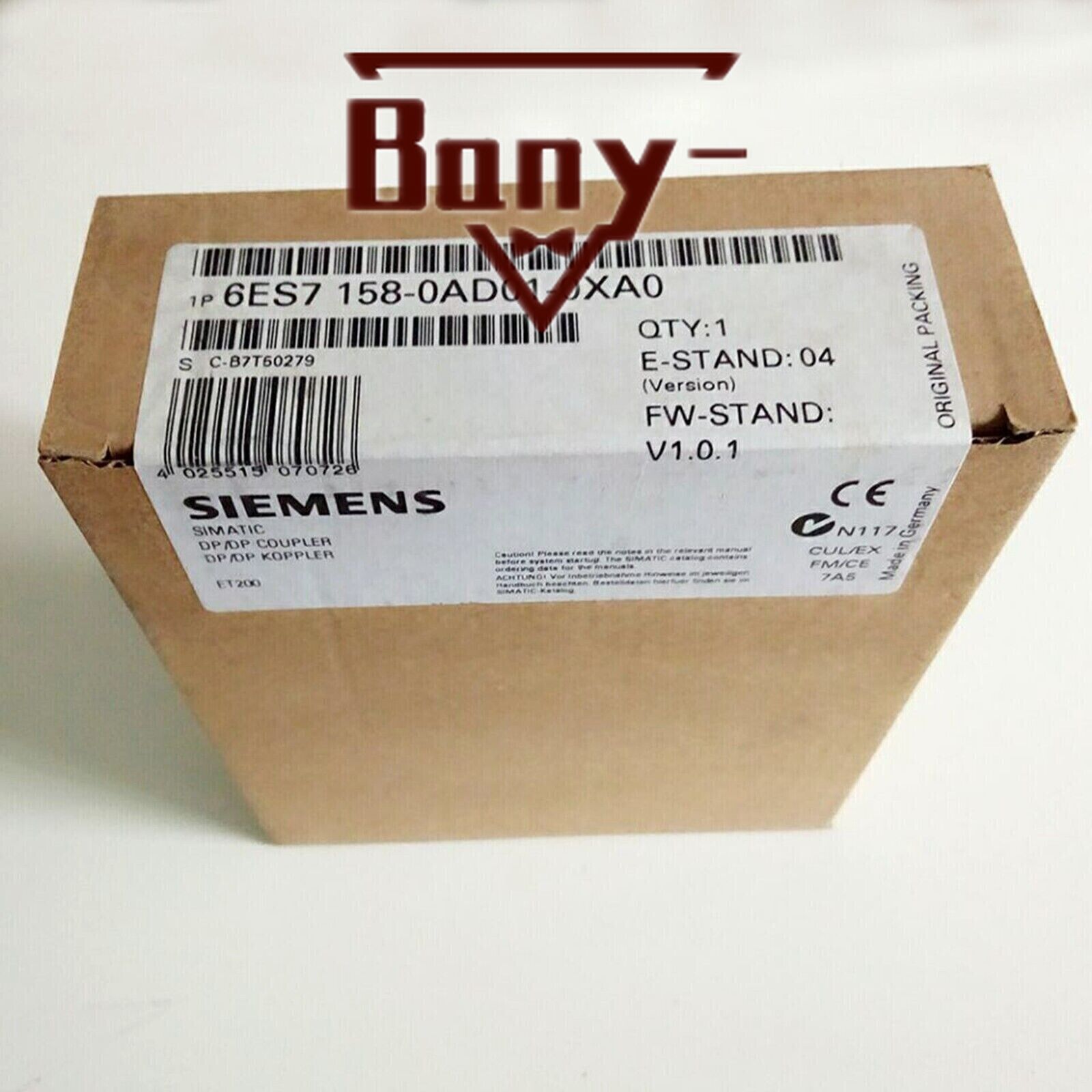 New Sealed SIEMENS 6ES7 158-0AD01-0XA0 6ES7158-0AD01-0XA0 /1 YEAR WARRANTY