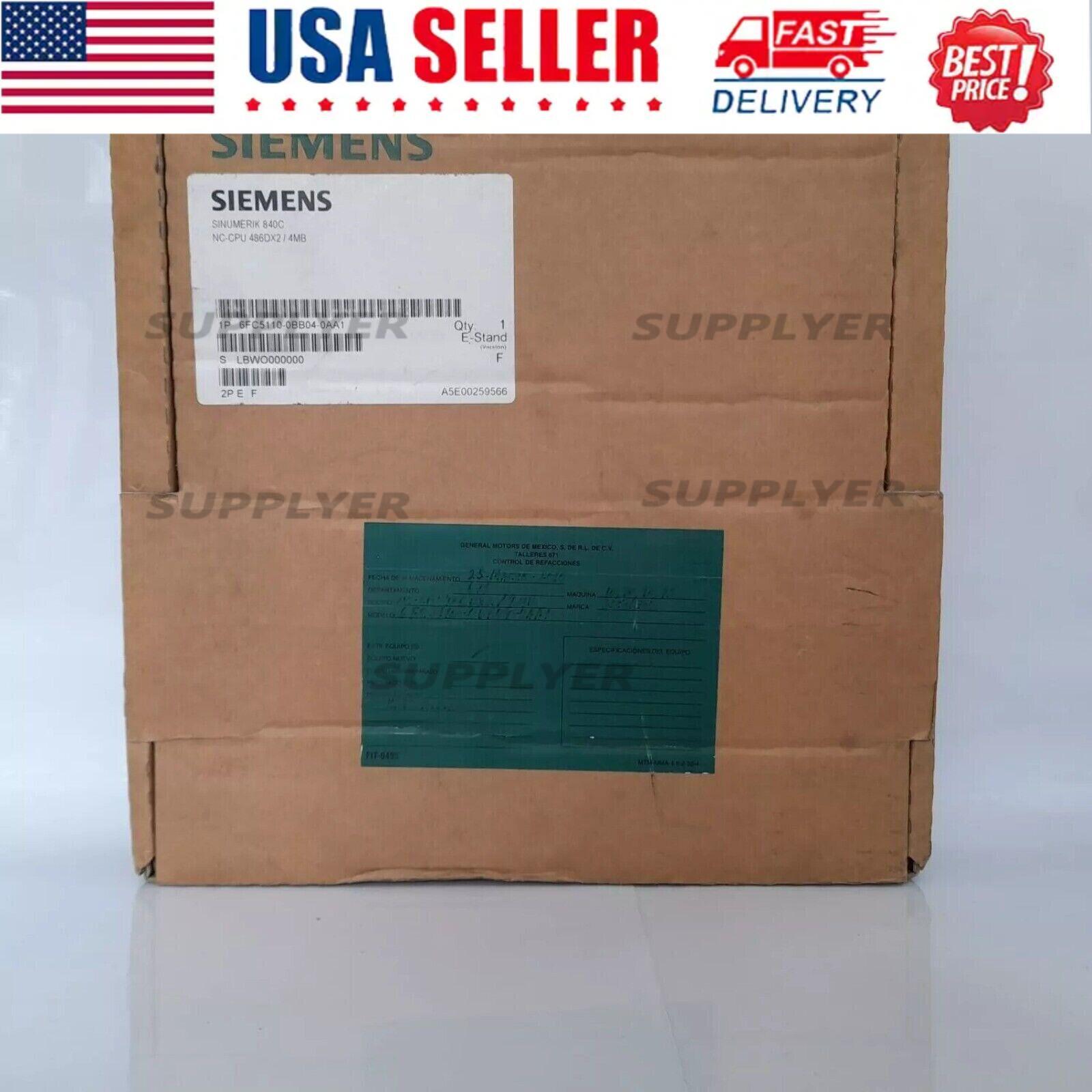 New Siemens 6FC5110-0BB04-0AA1 6FC51100BB040AA1 840C/840CE NC-CPU 486DX4