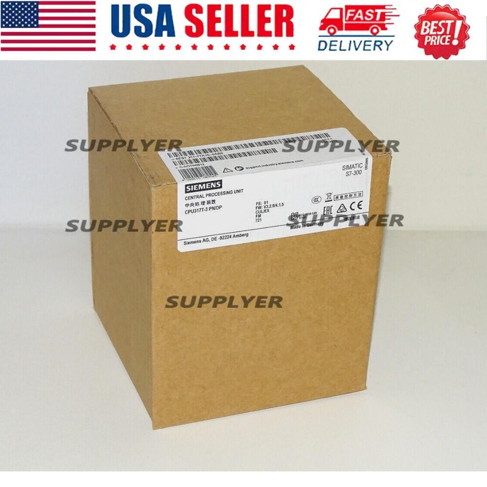 New Siemens 6ES7317-7TK10-0AB0 6ES73177TK100AB0 S7-300 CPU 317T-3 PN/DP