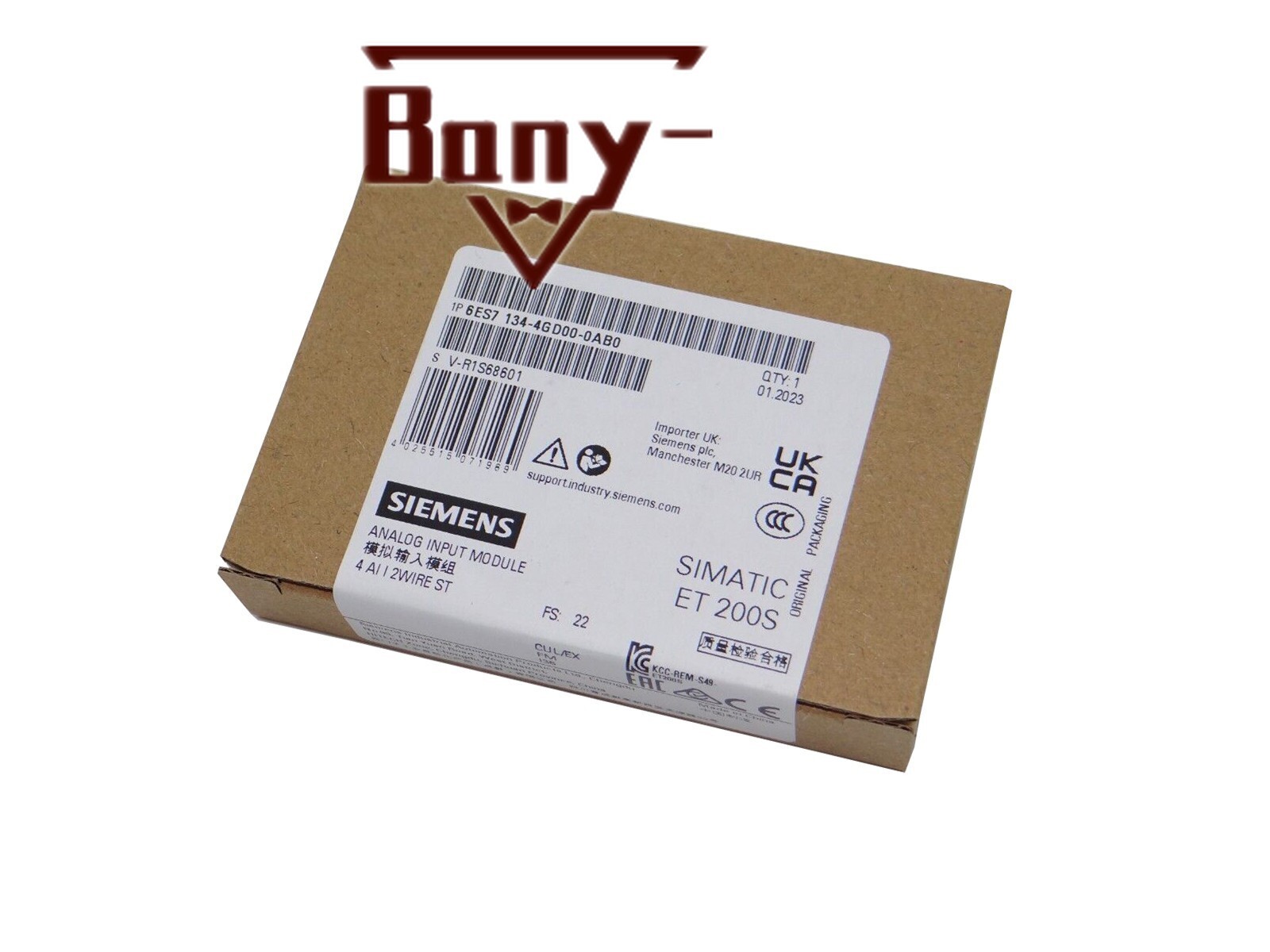 Siemens NEW 6ES7134-4GD00-0AB0, 6ES7 134-4GD00-0AB0 Simatic ET 200S 4 AI