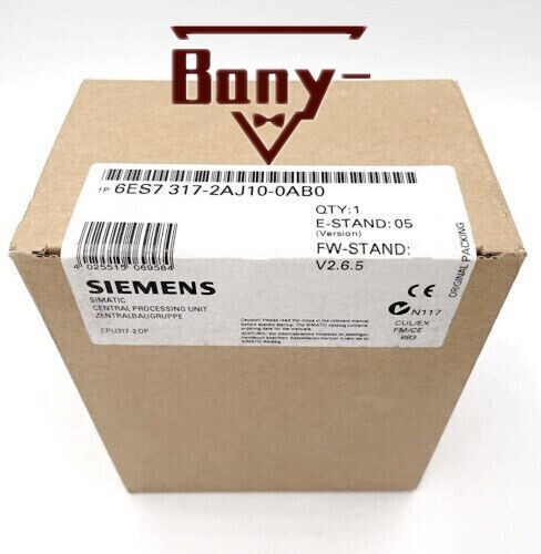 New Sealed SIEMENS 6ES7 317-2AJ10-0AB0 6ES7317-2AJ10-0AB0 /1 YEAR WARRANTY
