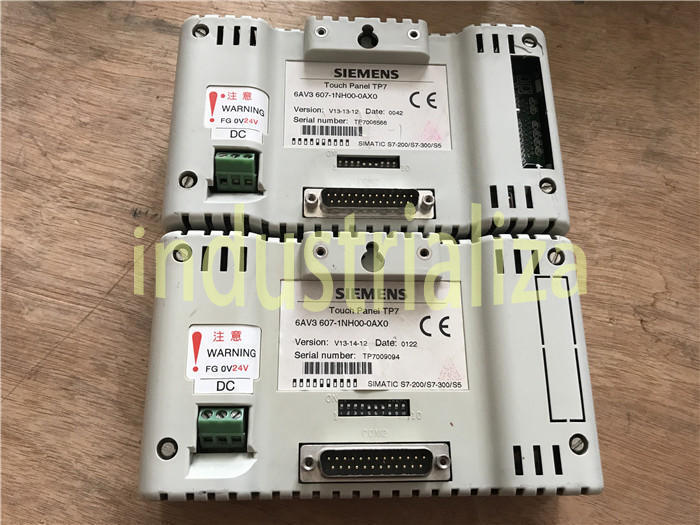 Siemens Used Touch Screen 6AV3 607-1NH00-0AX0 Tested