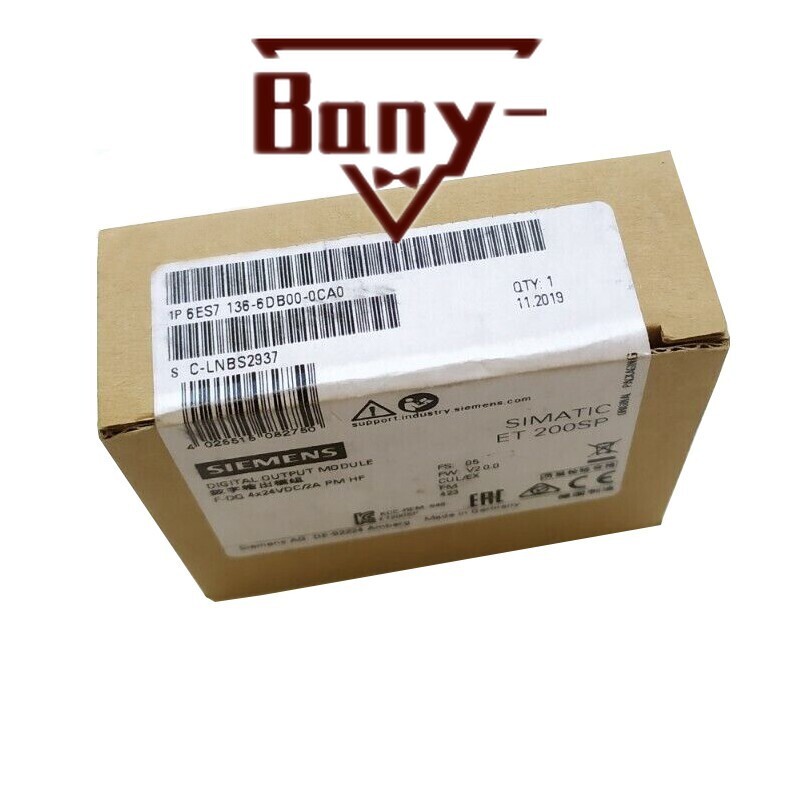 New Sealed SIEMENS 6ES7136-6DB00-0CA0 6ES7 136-6DB00-0CA0 /1 YEAR WARRANTY