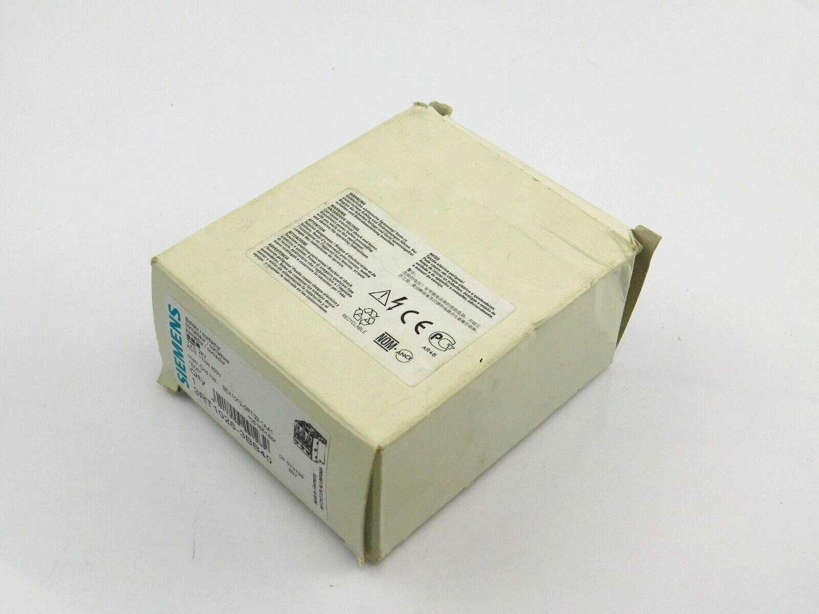 Siemens Protective 3RT1026-3BB40 11KW 400V