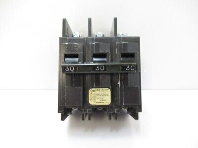 BQ3B030 Siemens Breaker Type BQ Low Voltage 3-Pole 30A, 240V, 3-Phase