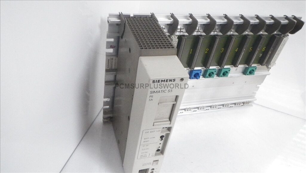 6 ES 5951-7LB14 6ES5 700 1LA12 Siemens Simatic S5 Modular Power Supply (Tested)