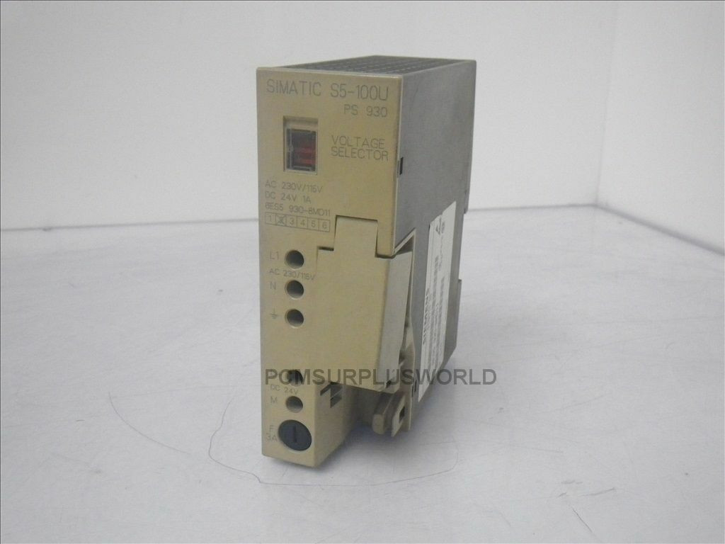 6ES5 930-8MD11 6ES59308MD11 Siemens Simatic S5 (Used and Tested)