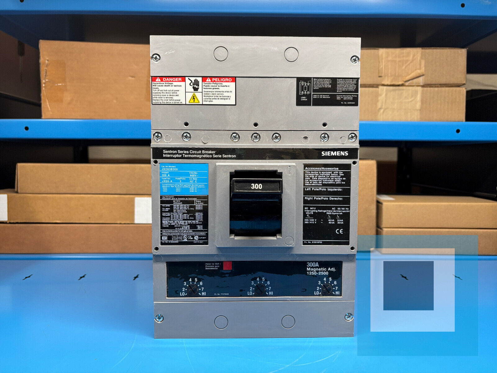 Siemens JXD63B300 Sentron Molded Case Circuit Breaker  - NEW (PLEASE READ)