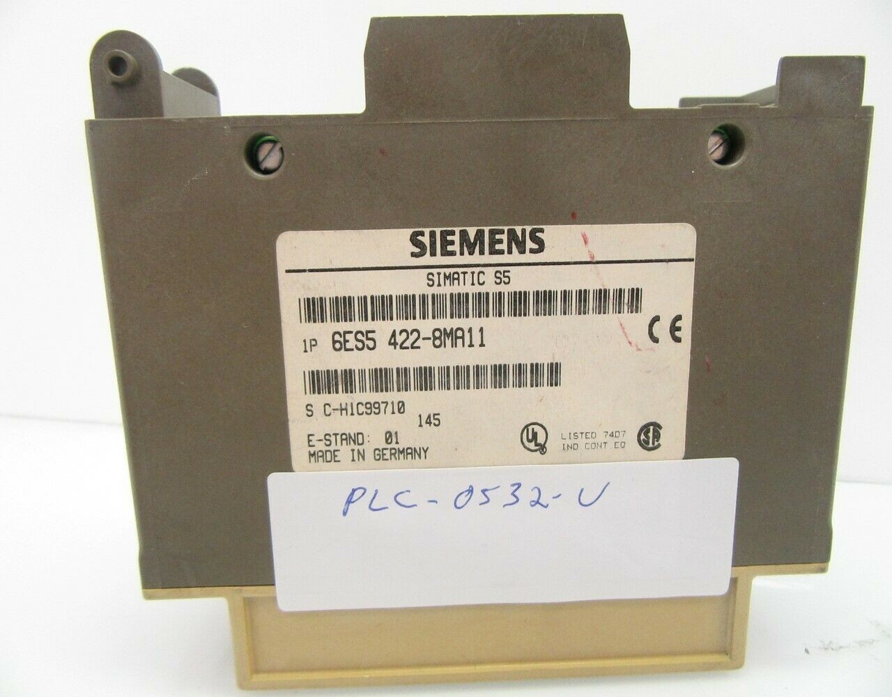 Siemens 6ES5 422-8MA11 6ES54228MA11  Drive 16 POINT 24 VDC Input Module