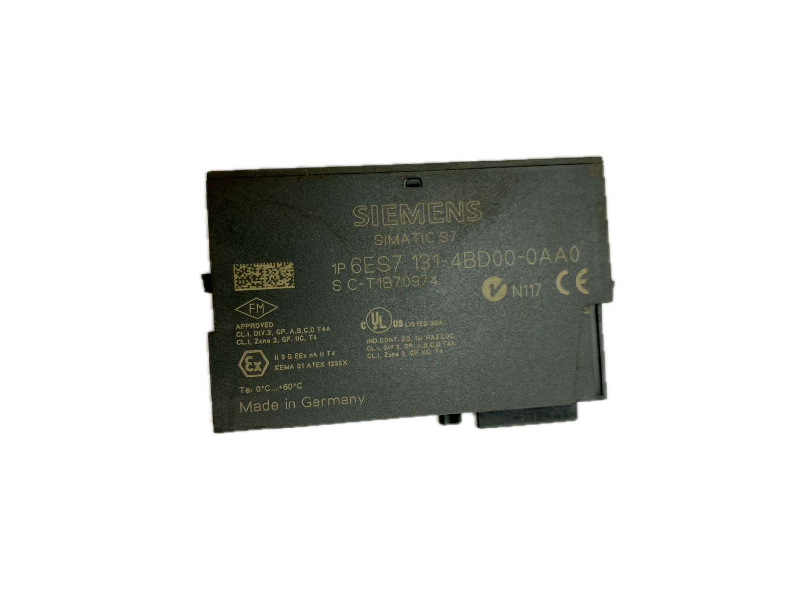 SIEMENS 4 DI DC24V SIMATIC S7 6ES7 131-4BD00-0AA0 **2 Pieces**
