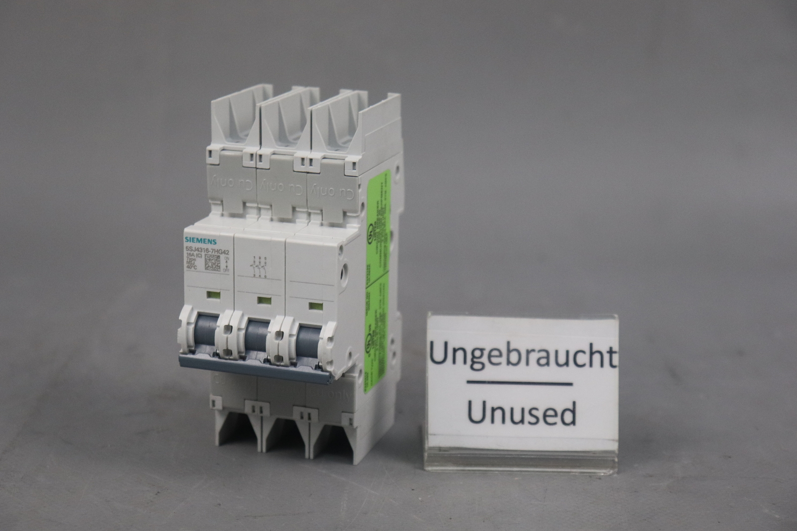 Siemens 5SJ4316-7HG42 Miniature Circuit Breaker 16A 400V Unused