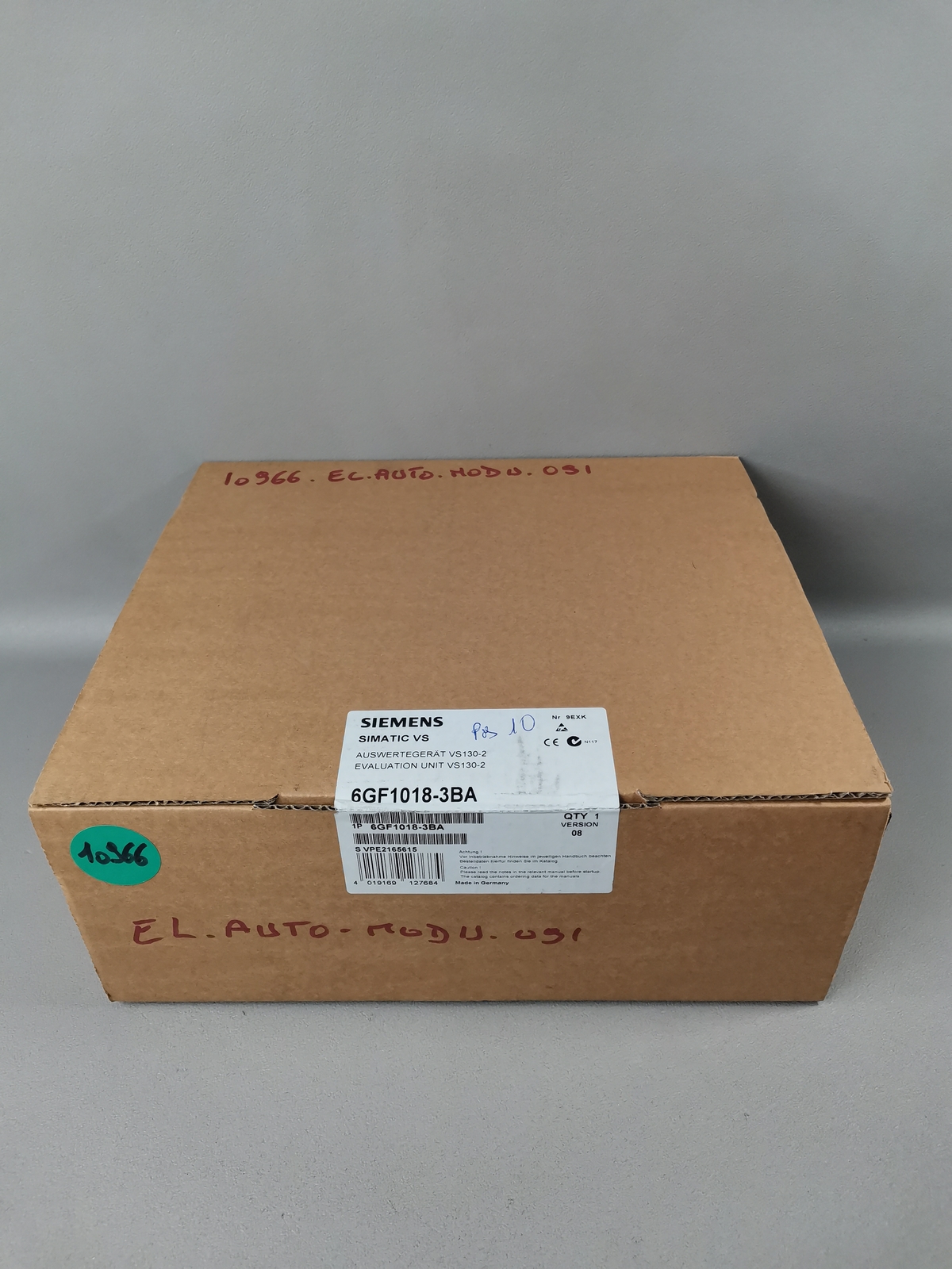 Siemens 6GF1018-3BA NEW Original Packaging Sealed