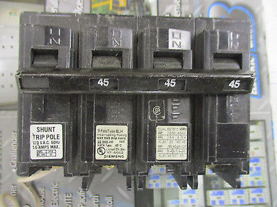 Siemens B345H00S01, 45 Amp, 240 Volt, 3 Pole, 22 K, Circuit Breaker- WARRANTY