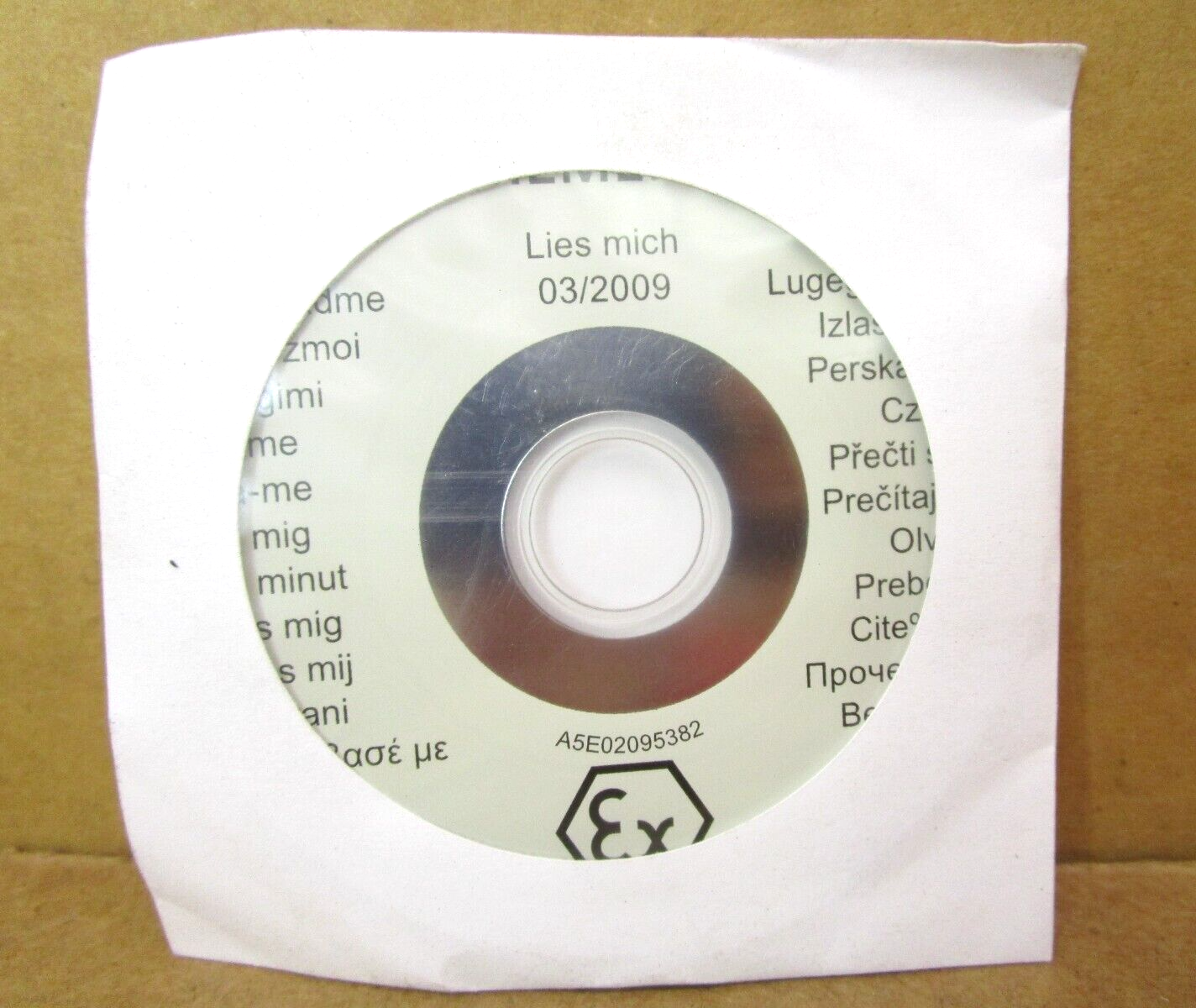 Siemens A5E02095382 Product Information EX-Protection  50705HI