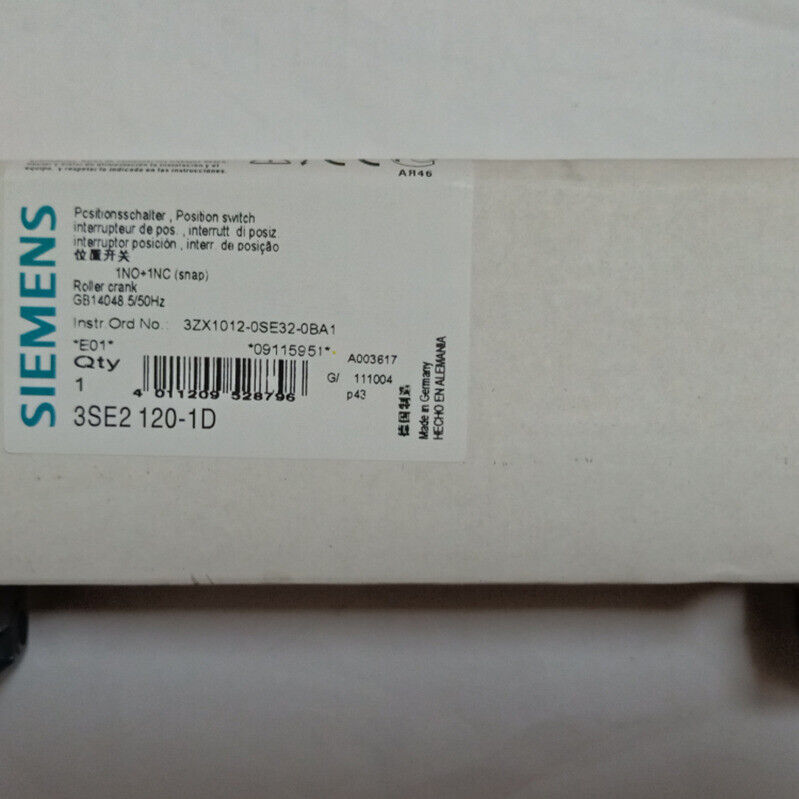1Pcs New 3SE2 120-1D 3SE2120-1D For SIEMENS travel limit switch
