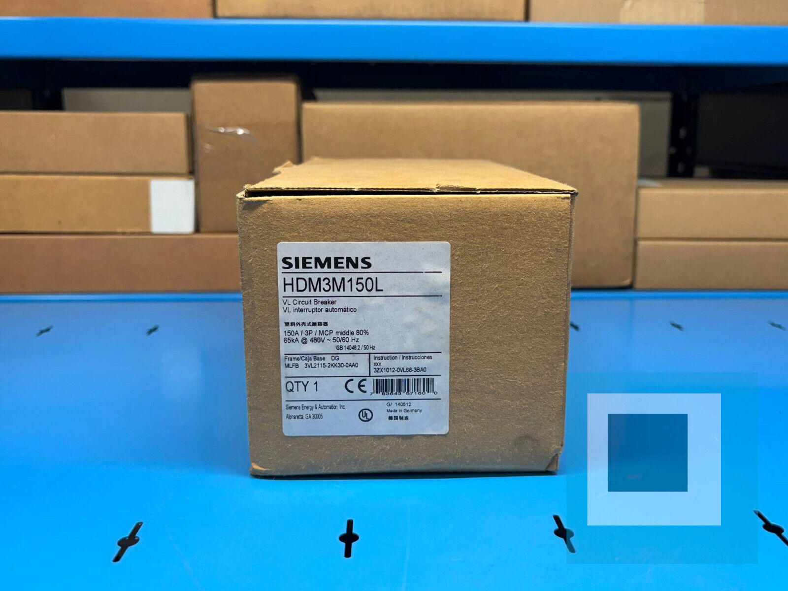 Siemens HDM3M150L 150A 3-Pole 600V Motor Circuit Protector – New in Box