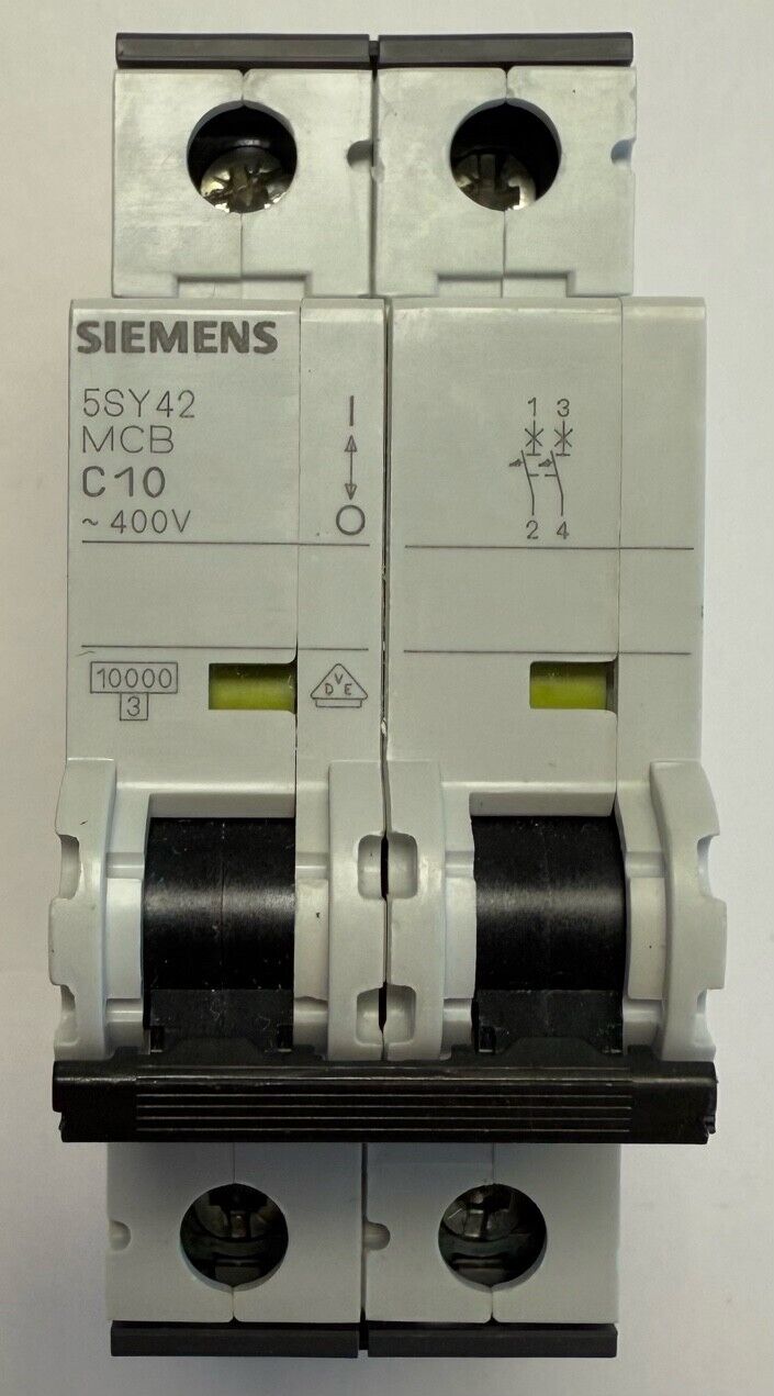 Siemens Circuit Breaker / ~400V / C10 / 10A / 5SY4210-7 / 5SY42 MCB C10