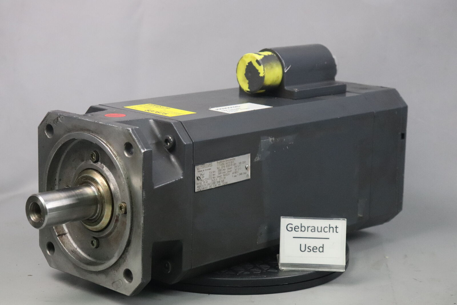 Siemens 1FT6086-1AF71-1EH1 Servo Motor 1FT60861AF711EH1 27Nm 3400rpm Used