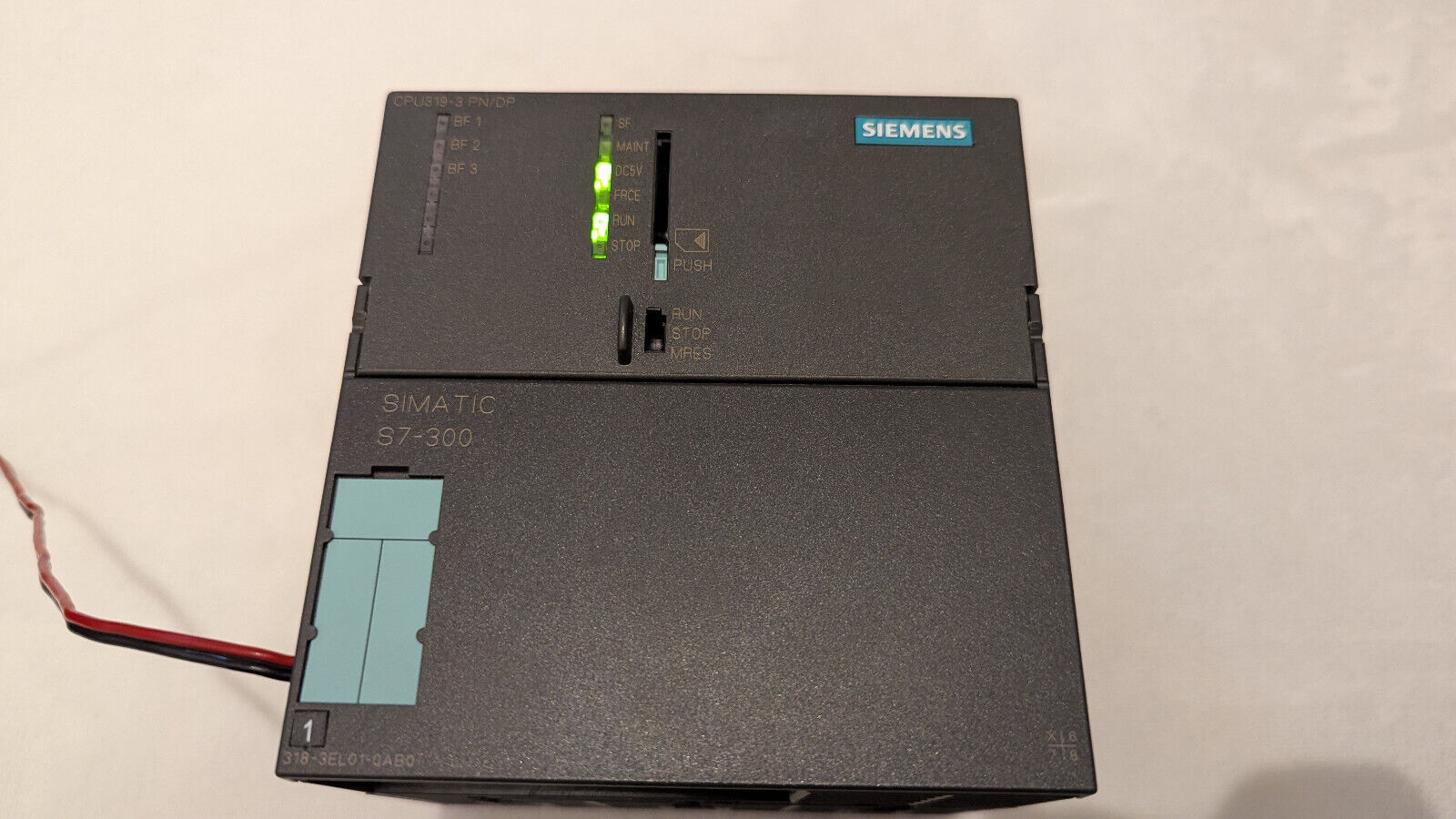 Siemens Simatic S7 6ES7 318-3EL01-0AB0 CPU 319-3PN/DP + Memory Card