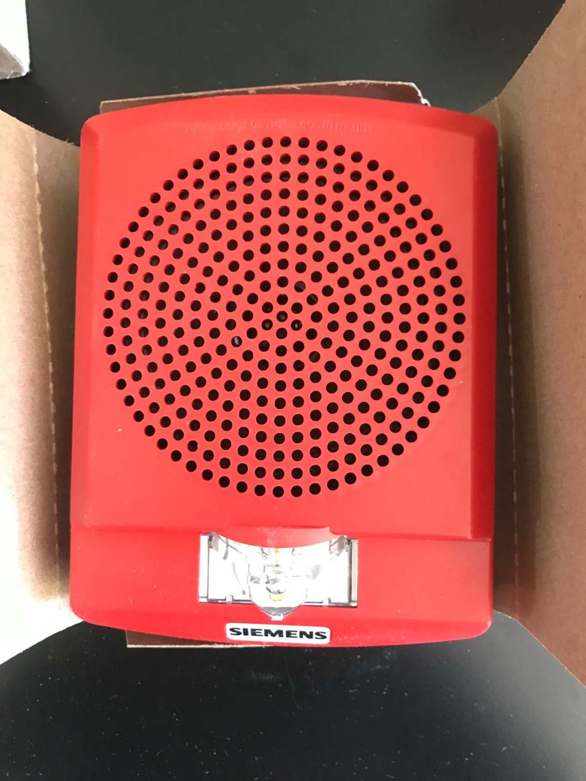 Siemens SLSPSWR-F Wall Mount Fire Speaker LED Strobe S54329-F43-A2 