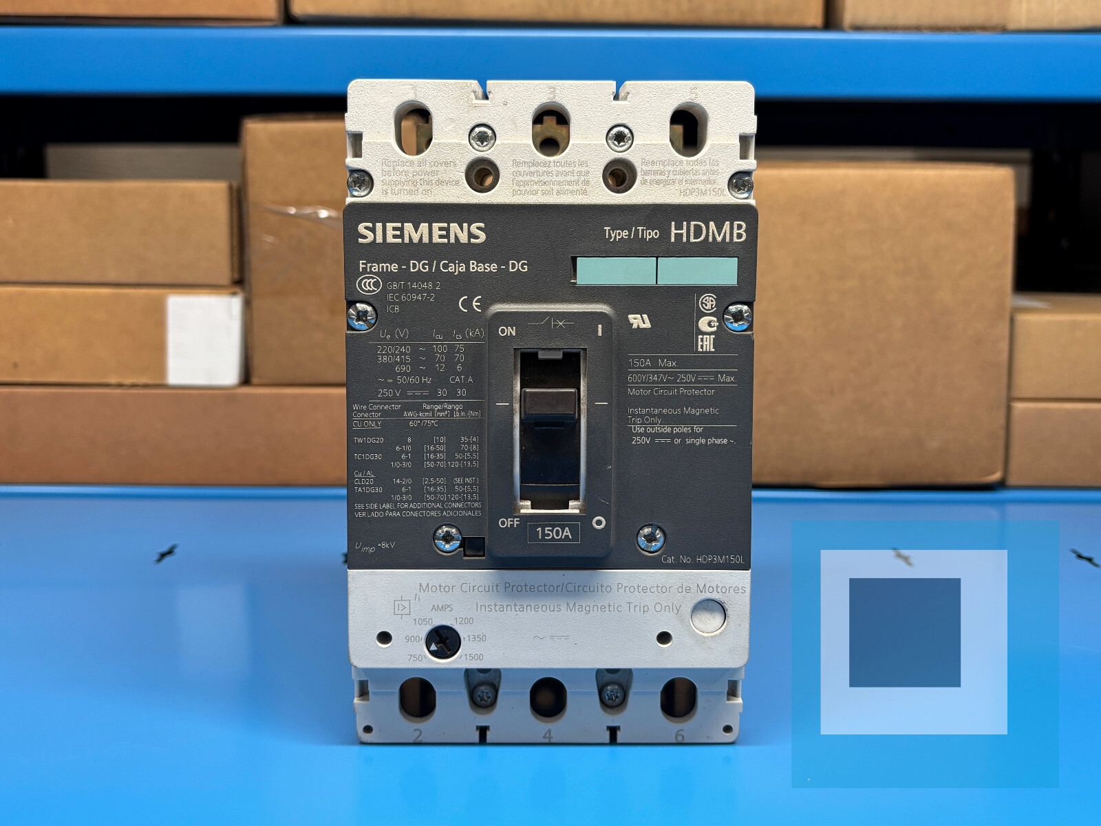 Siemens HDP3M150L Circuit Breaker - NEW NO BOX