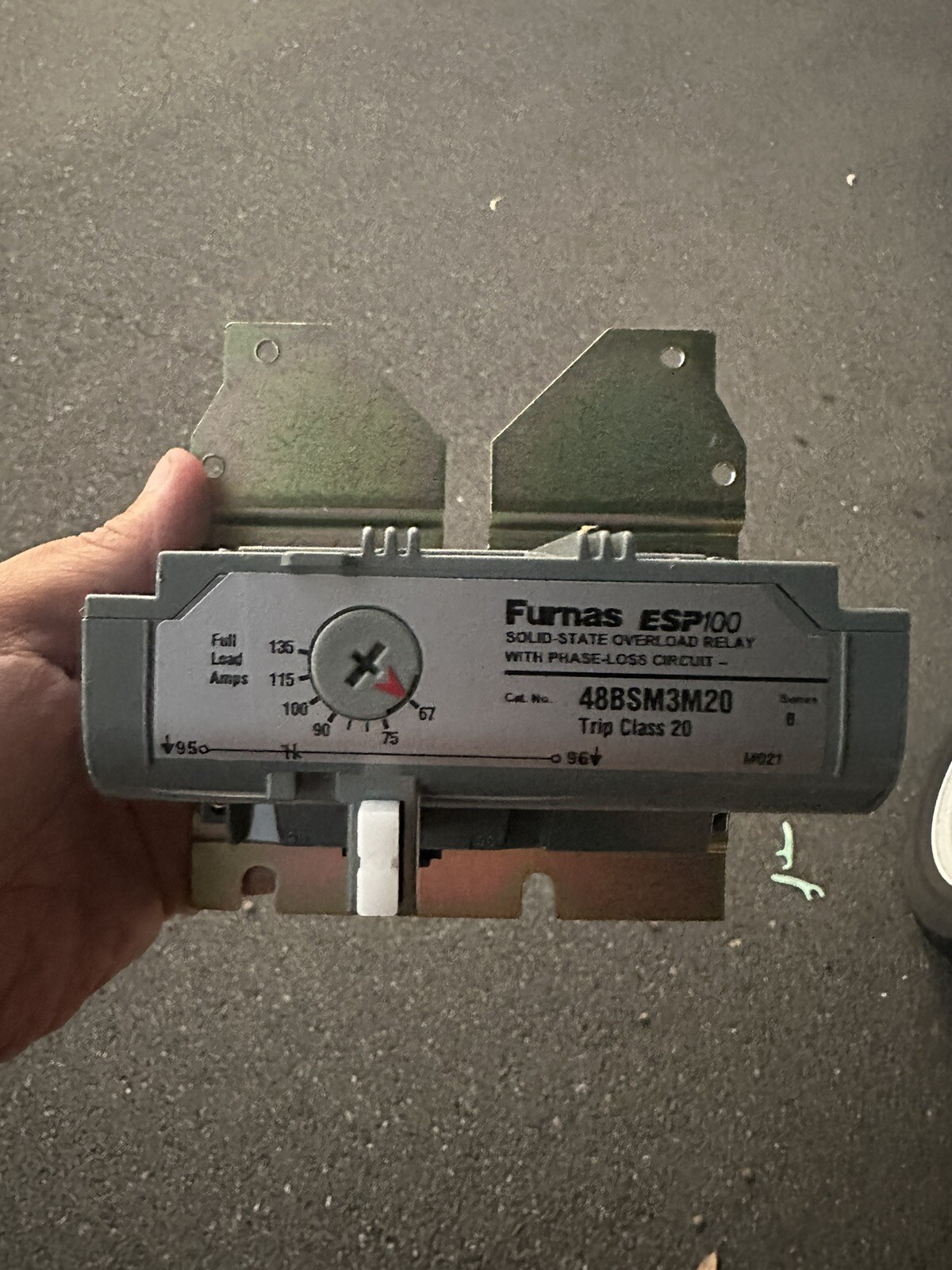 1 NEW SIEMENS 48BSM3M20 SERIES C SOLID STATE OVERLOAD RELAY NIB