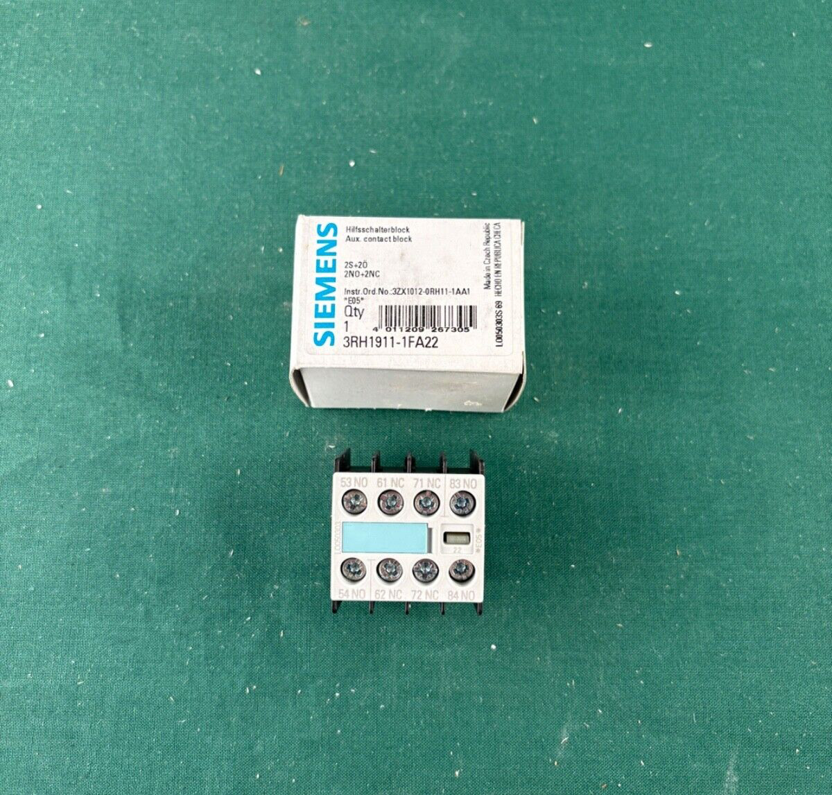 Siemens Auxiliary Switch Block 3RH1911-1FA22 (#SIE05)
