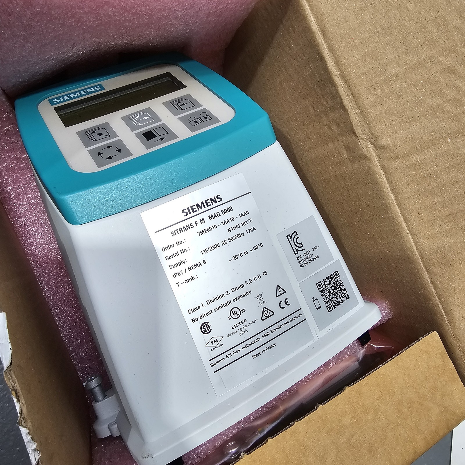 Siemens 7ME6910-1AA10-1AA0 SITRANS F M MAG 5000