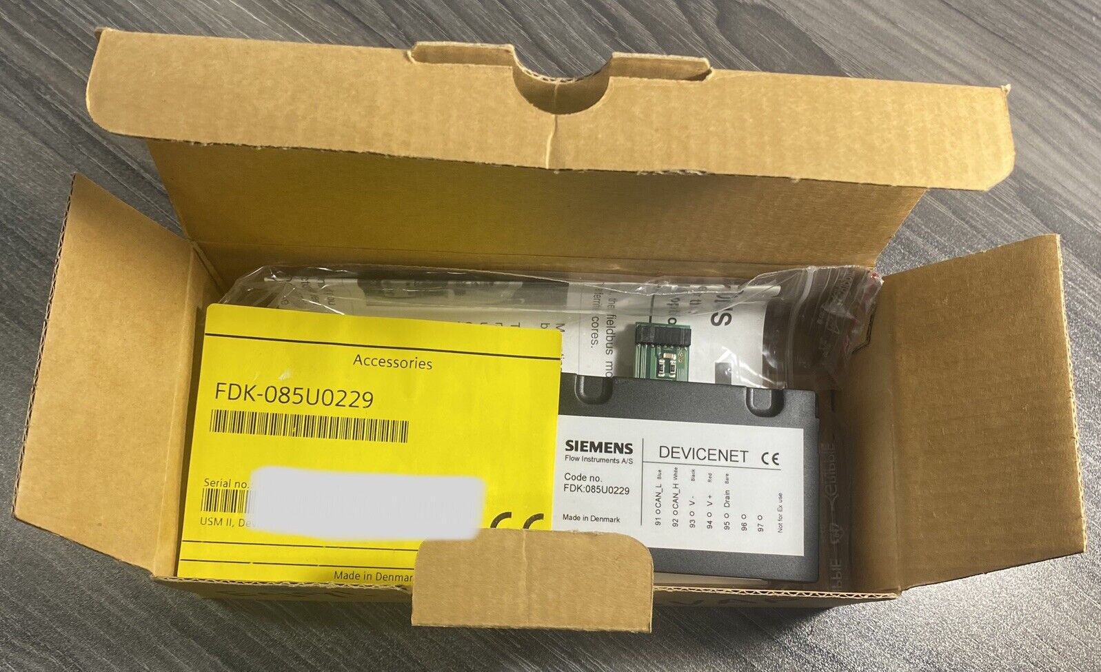 New Siemens FDK: 085U0229 USM II, Devicenet Add-On Communication Module - USA