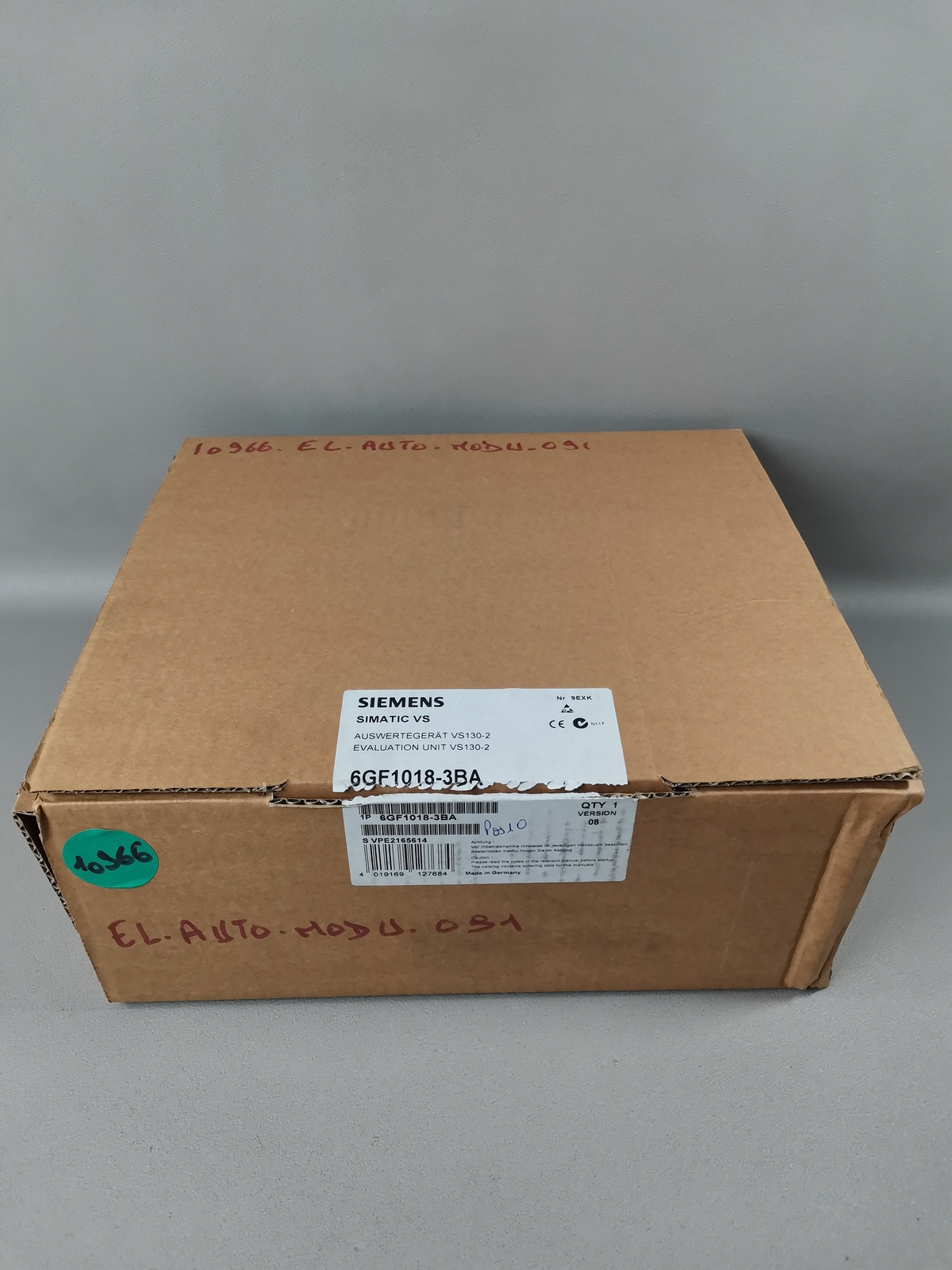 Siemens 6GF1018-3BA NEW Original Packaging Seal Open