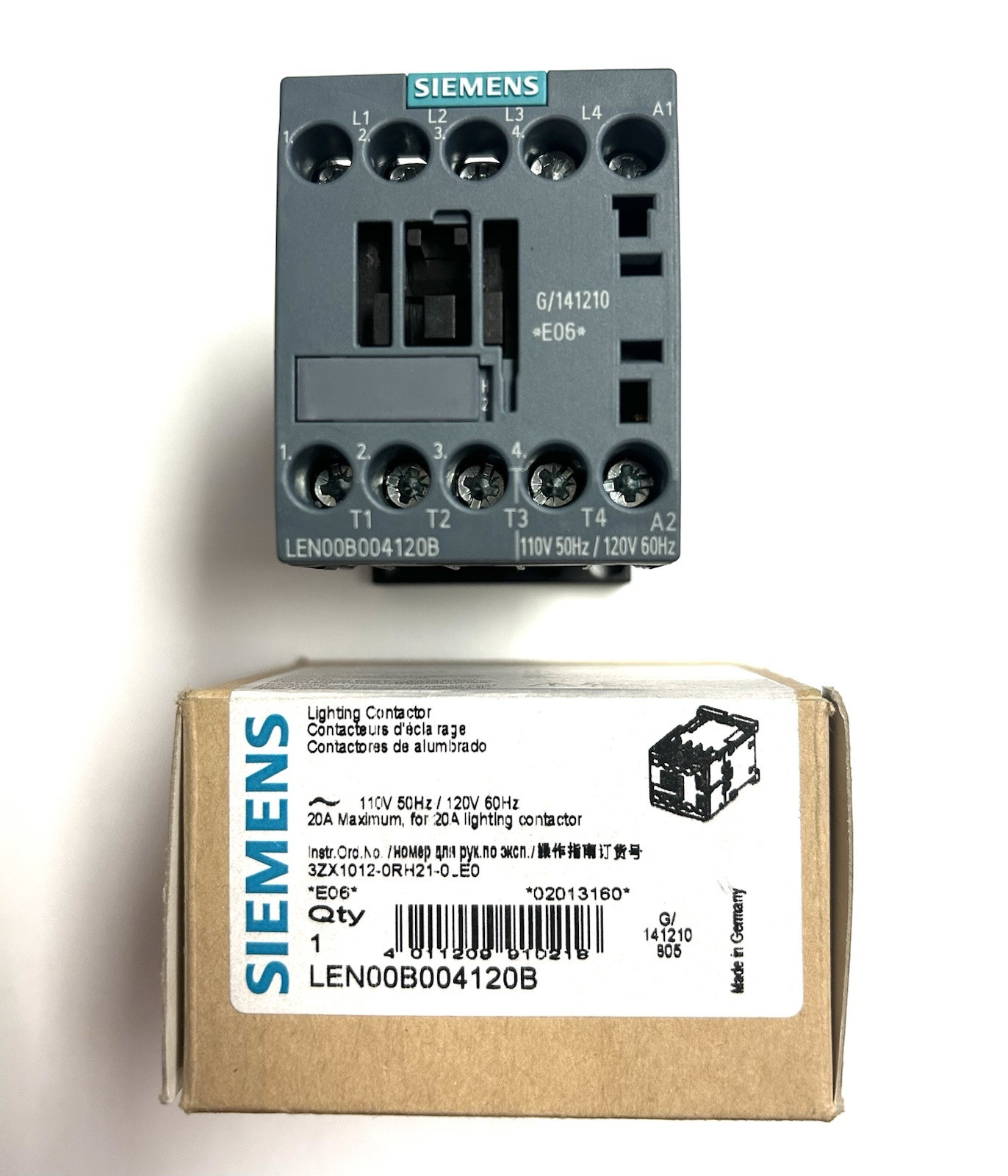 SIEMENS LEN00B004120B CONTACTOR