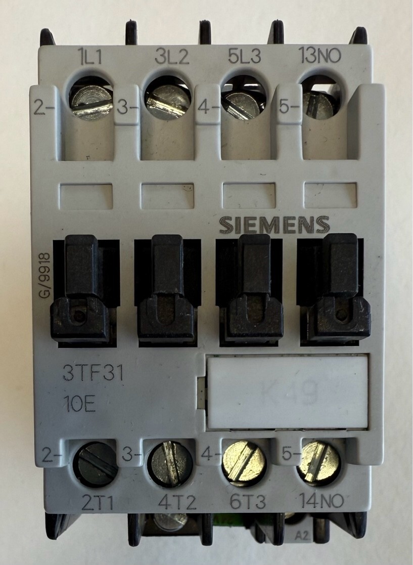 Siemens Power Contactor / 24V DC / 5.5kW / 1x NO / 3TF3110-0B