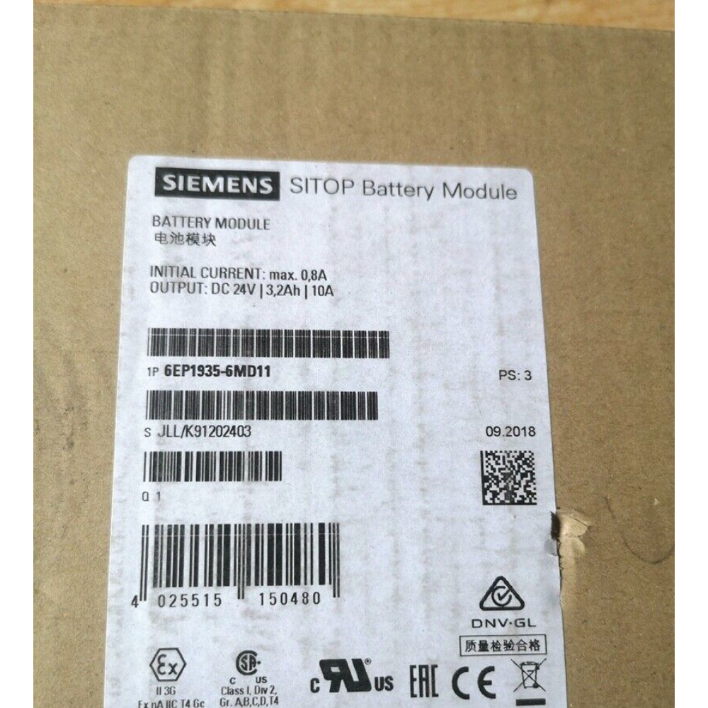6EP1935-6MD11 SIEMENS Battery Module Brand New in Box!Spot Goods Zy