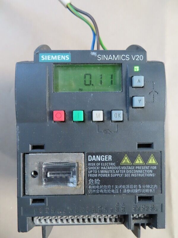 Siemens 6SL3210- 5BE22-2CV0 SINAMICS 6SL3 210-5BE22-2CV0 Inverter FS:10