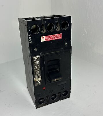 Gould FJ63B225 225A Circuit Breaker 3 Pole 480/600V Type FJ6 ITE 225 Amp I-T-E