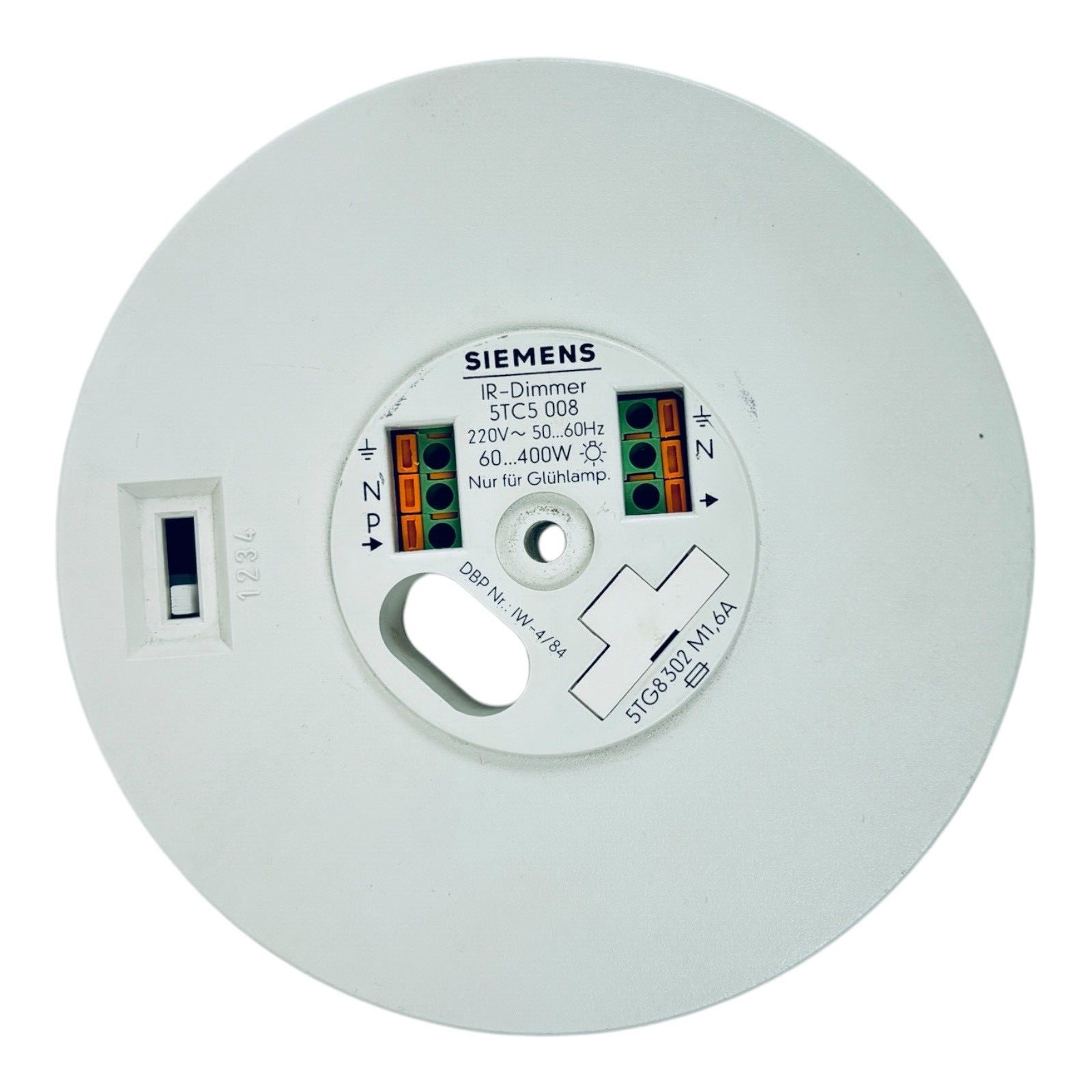 Siemens 5TC5008 IR-Dimmer / Delta-Fern Infrarot-System / Baldachin-Empfänger
