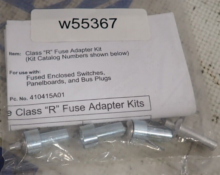 NEW Siemens Class "R" Fuse Adapter Kit W55367 Fused with Enclosed Switches