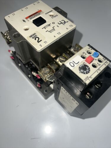 Siemens Nema Size 2 Contactor 3TB46 17-OA With Overload Relay 3UA58 00-2E 25-40A