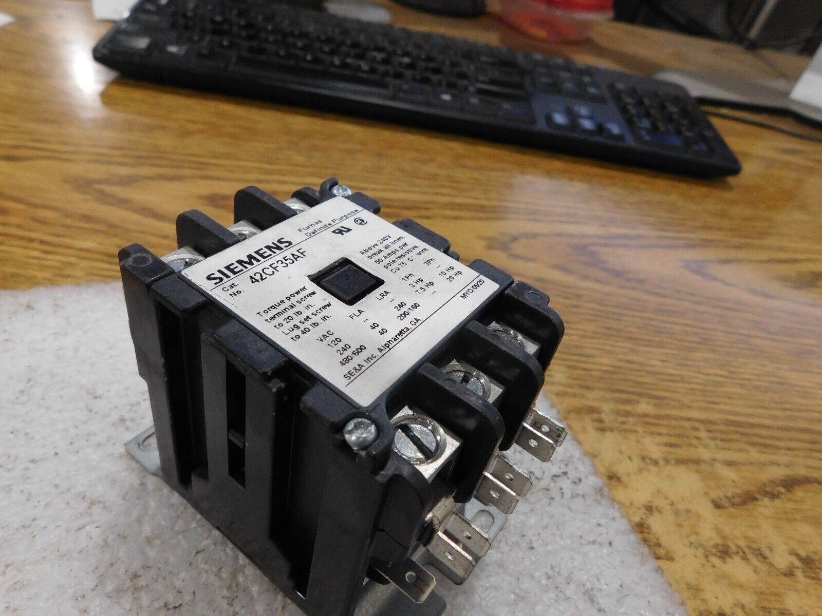 Siemens Model: 42CF35AF Contactor