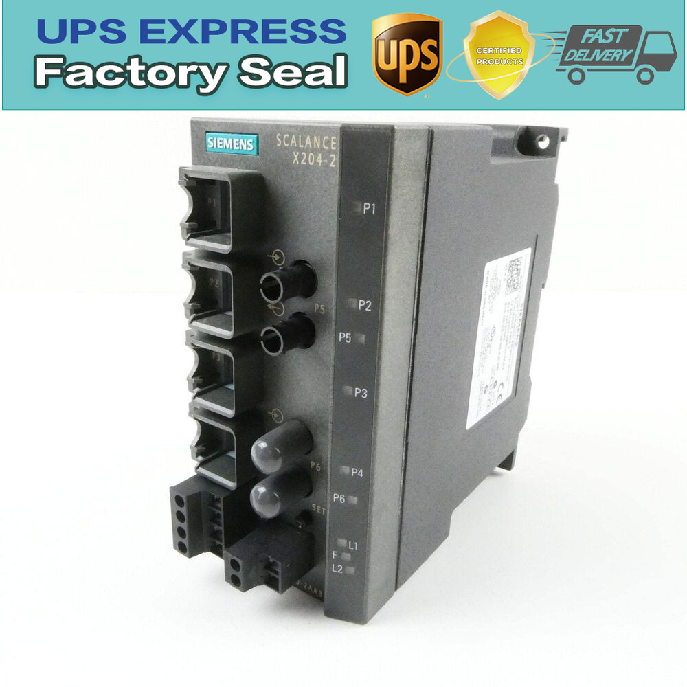 6GK5204-2BB00-2AA3 SIEMENS SCALANCE X204-2 INDUSTRIAL ETHERNET SWITCH PM